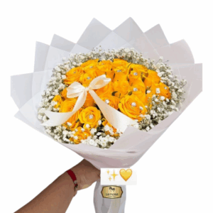 💛 Bouquet de Rosas Amarillas – Las Palmas Floristería Bogotá ✨