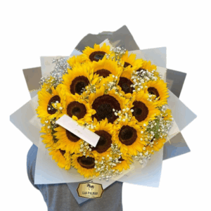 🌻💛 Bouquet de Girasoles con Gypsophila – Las Palmas Floristería Bogotá 💛🌻
Un ramo lleno de luz, alegría y frescura natural