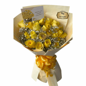 💛 Ramo de Rosas Amarillas – Las Palmas Floristería Bogotá | Entrega a Domicilio en Bogotá