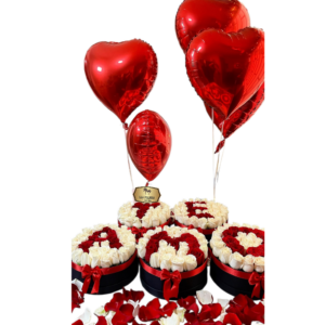🌹 Cajas Redondas de Rosas Rojas Premium | Floristería Las Palmas Bogotá y Cali