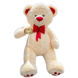 🧸 Peluche Oso Gigante con Moño Rojo | Regalo Especial | Floristería Las Palmas Bogotá
