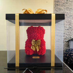 🧸 Oso de Rosas Rojo en Caja de Lujo pequeño| Regalo Premium Bogotá