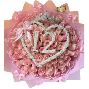 Bouquet de Rosas Rosadas y Lirios Blancos | Ramo Floral Premium con Lirios Bogotá